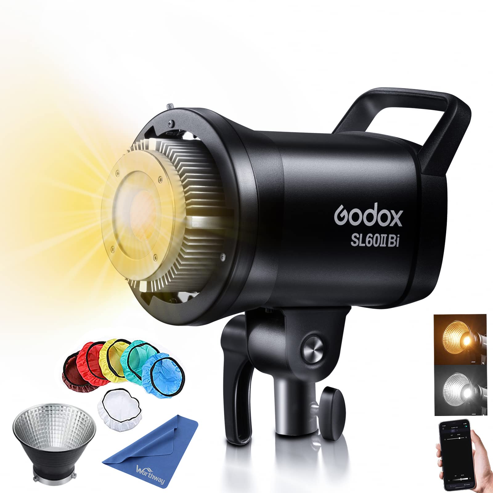 Lámpara De Vídeo Led Godox Sl60iibi De 75 W Bicolor Con 11 Efectos Fx - Venta Internacional.