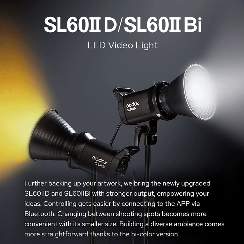 Foto 3 pulgar | Lámpara De Vídeo Led Godox Sl60iibi De 75 W Bicolor Con 11 Efectos Fx - Venta Internacional.