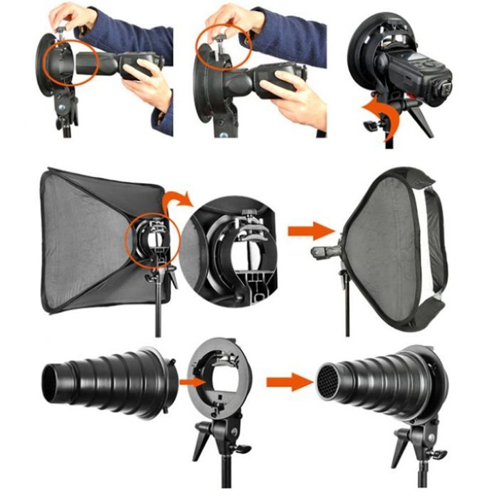 Foto 5 pulgar | Soporte Godox S-type Para Speedlite Flash Bowens Mount - Venta Internacional.