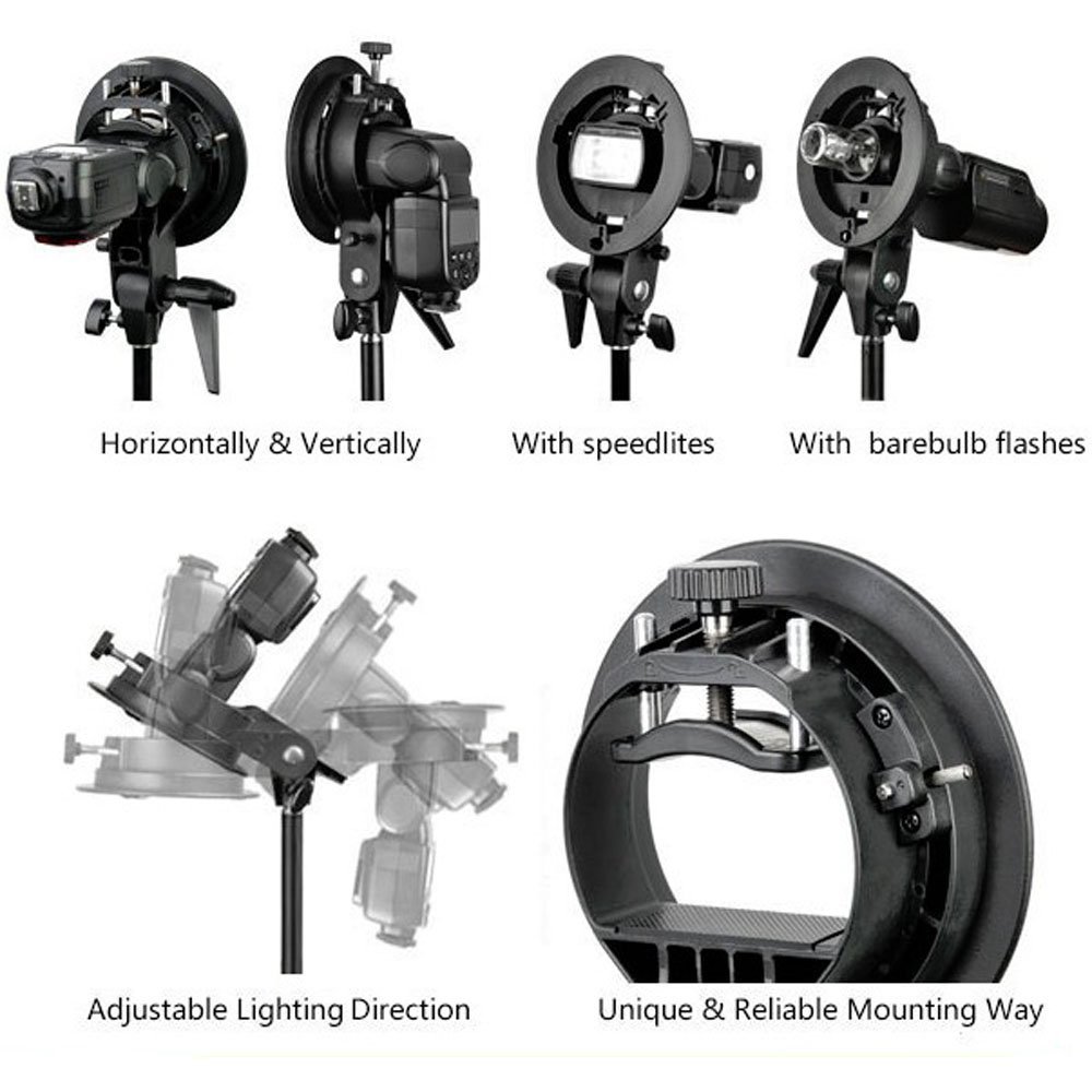 Foto 6 pulgar | Soporte Godox S-type Para Speedlite Flash Bowens Mount - Venta Internacional.
