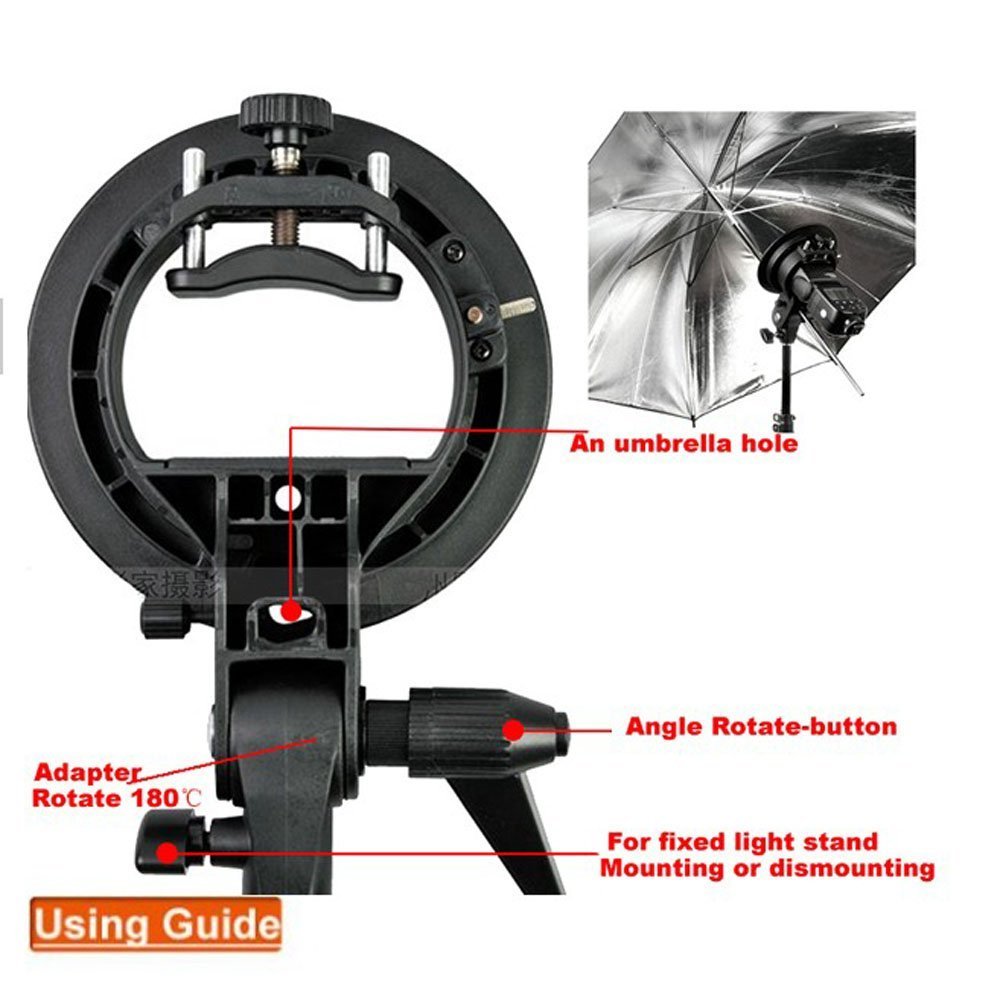 Foto 7 pulgar | Soporte Godox S-type Para Speedlite Flash Bowens Mount - Venta Internacional.