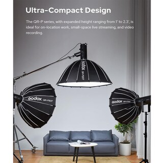 Foto 5 | Softbox Parabólico Godox de 70 cm para Estudio-Venta Internacional