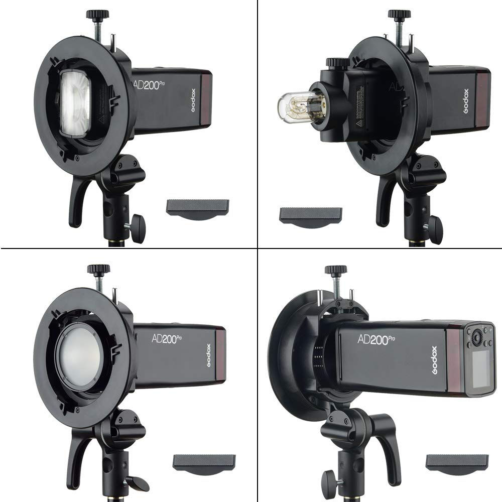 Foto 3 pulgar | Soporte Speedlite Godox S2 S-Type para V1 AD400Pro AD200Pro - Venta Internacional