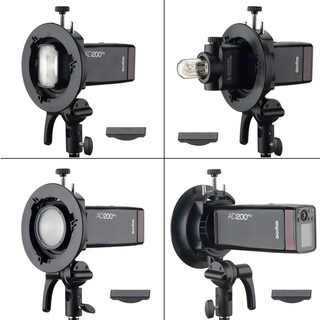 Foto 2 | Soporte Speedlite Godox S2 S-Type para V1 AD400Pro AD200Pro - Venta Internacional