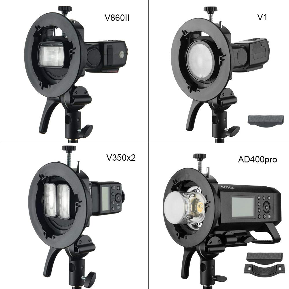 Foto 4 pulgar | Soporte Speedlite Godox S2 S-Type para V1 AD400Pro AD200Pro - Venta Internacional