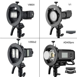 Foto 3 | Soporte Speedlite Godox S2 S-Type para V1 AD400Pro AD200Pro - Venta Internacional