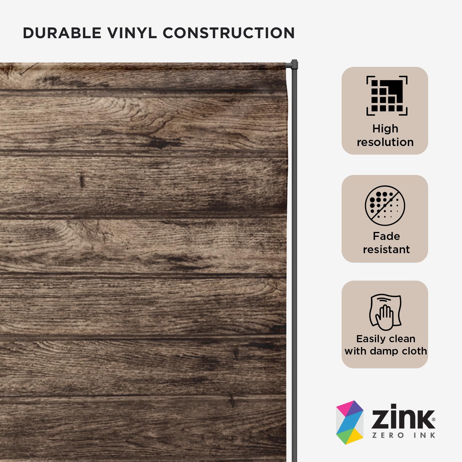 Foto 2 | Telón De Fondo De Pared De Madera Vintage Zink Para Estudio Fotográfico, 1,4 M X 1,8 M - Venta Internacional.