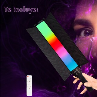 Foto 2 | Lámpara Led Rgb De Mano Iluminación Profesional Para Fotografía Y Video