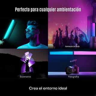 Foto 5 | Lámpara Led Rgb De Mano Iluminación Profesional Para Fotografía Y Video