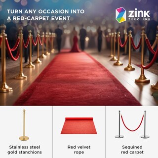 Foto 3 | Red Carpet Bundle Zink, 4 Unidades, 90 Cm, Puntales De Acero Inoxidable - Venta Internacional.