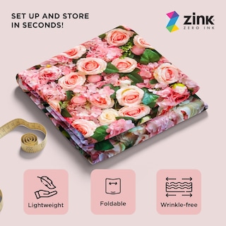 Foto 3 | Telón De Fondo Fotográfico Zink Roses, Sin Arrugas, 137 Cm X 183 Cm - Venta Internacional.