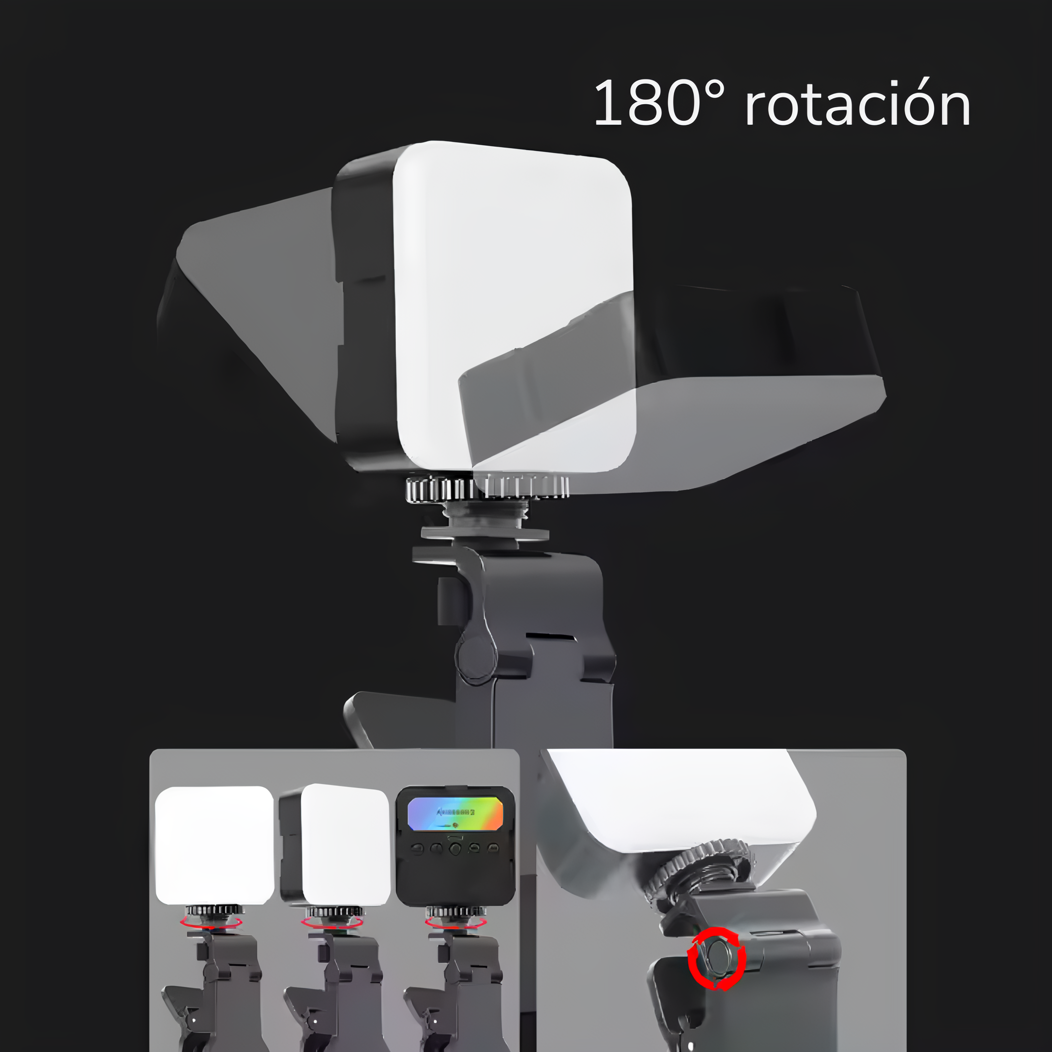 Foto 7 pulgar | Luz Led Rgb Para Video 20 Modos De Iluminación