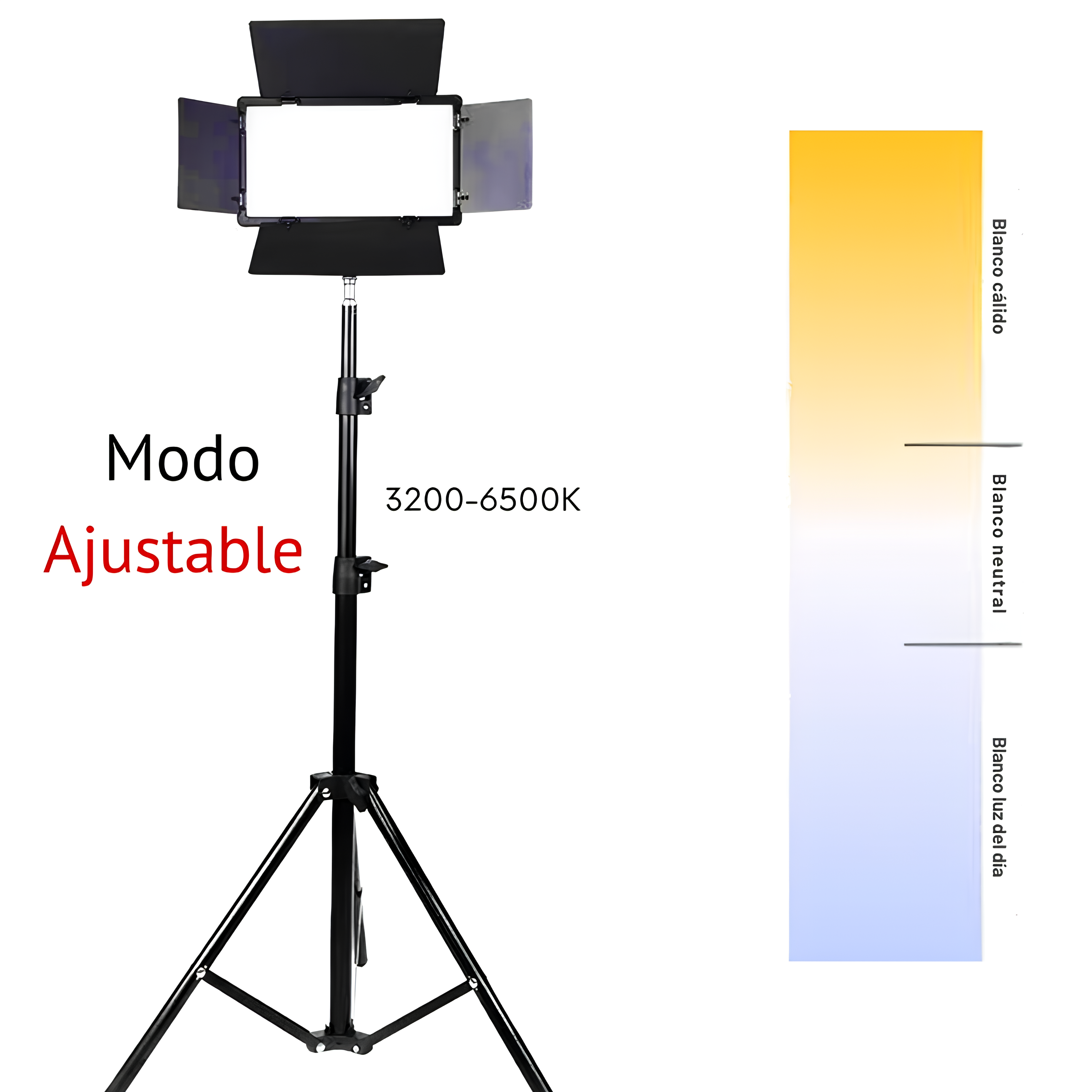Foto 3 pulgar | Panel Led Profesional Para Fotografía Y Video Con Batería Recargable