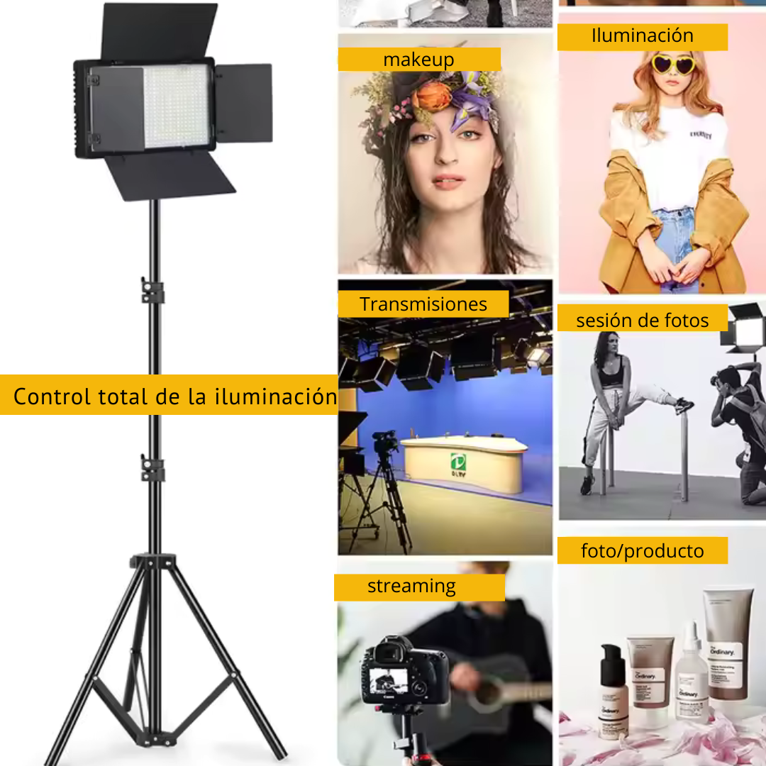 Foto 5 pulgar | Panel Led Profesional Para Fotografía Y Video Con Batería Recargable
