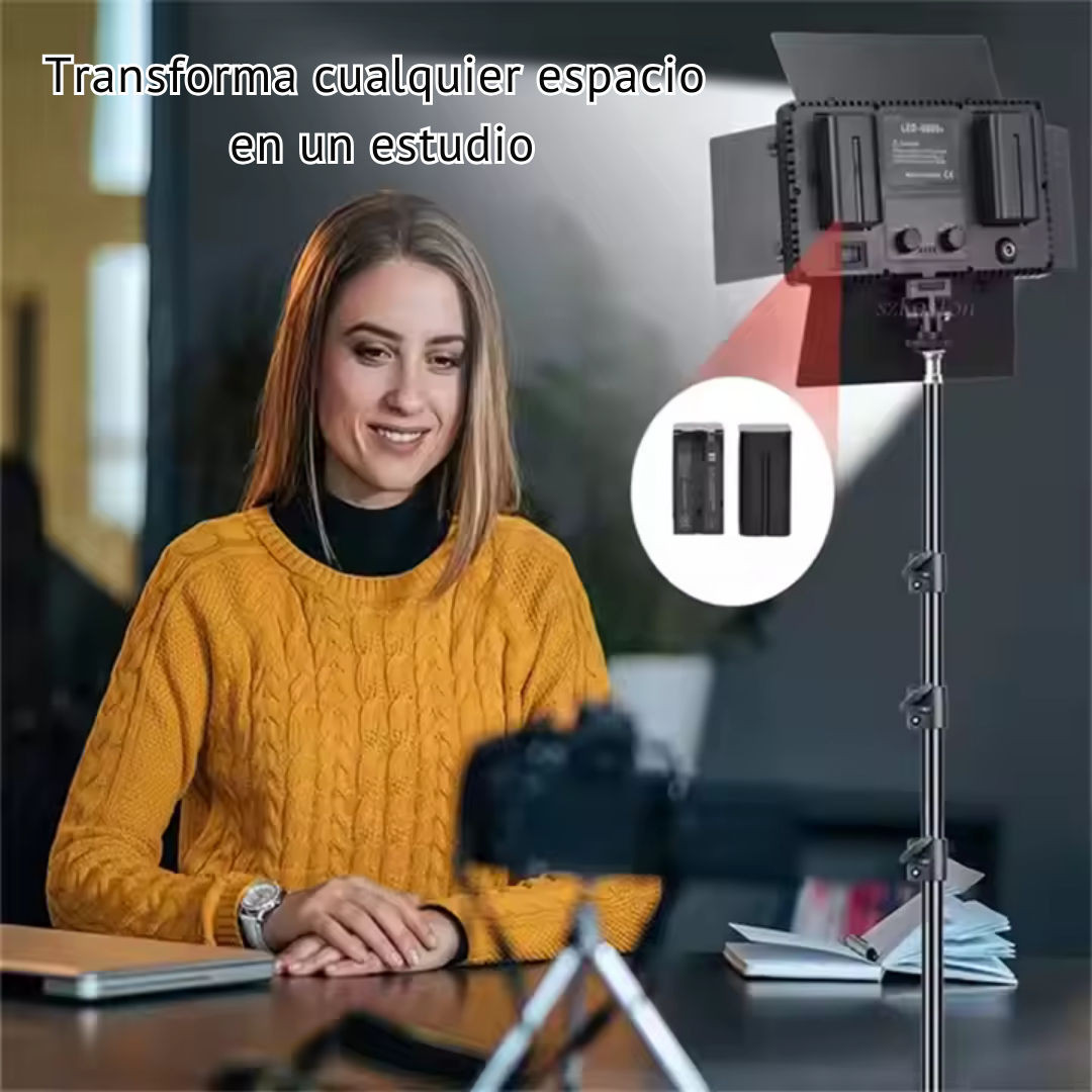 Foto 6 pulgar | Panel Led Profesional Para Fotografía Y Video Con Batería Recargable
