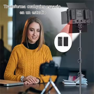 Foto 5 | Panel Led Profesional Para Fotografía Y Video Con Batería Recargable