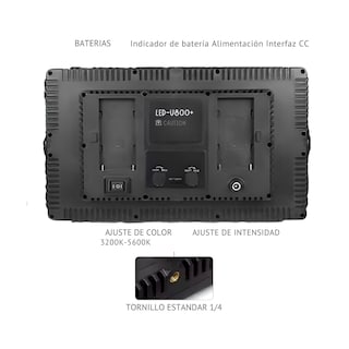 Foto 7 | Panel Led Profesional Para Fotografía Y Video Con Batería Recargable