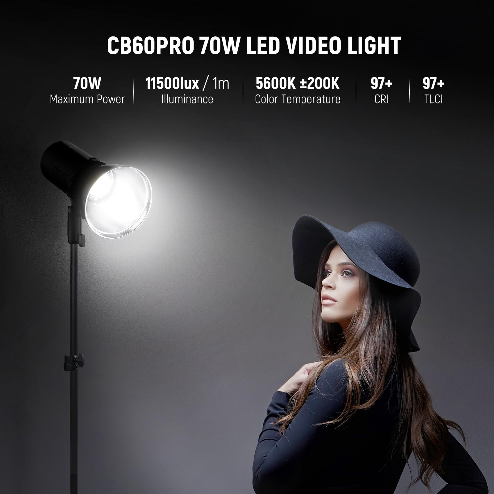 Foto 3 pulgar | Luz De Vídeo Led Neewer Cb60pro De 70 W Con Batería De 9540 Mah - Venta Internacional.