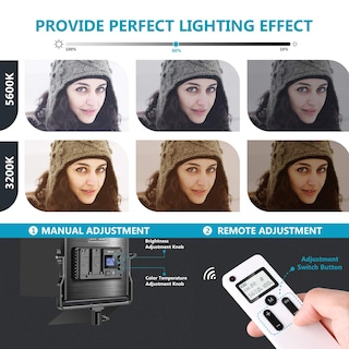 Foto 3 | Luces De Vídeo Led Neewer, 2 Paquetes De 660 Unidades, Bicolores, Regulables, Con Bolsa - Venta Internacional.