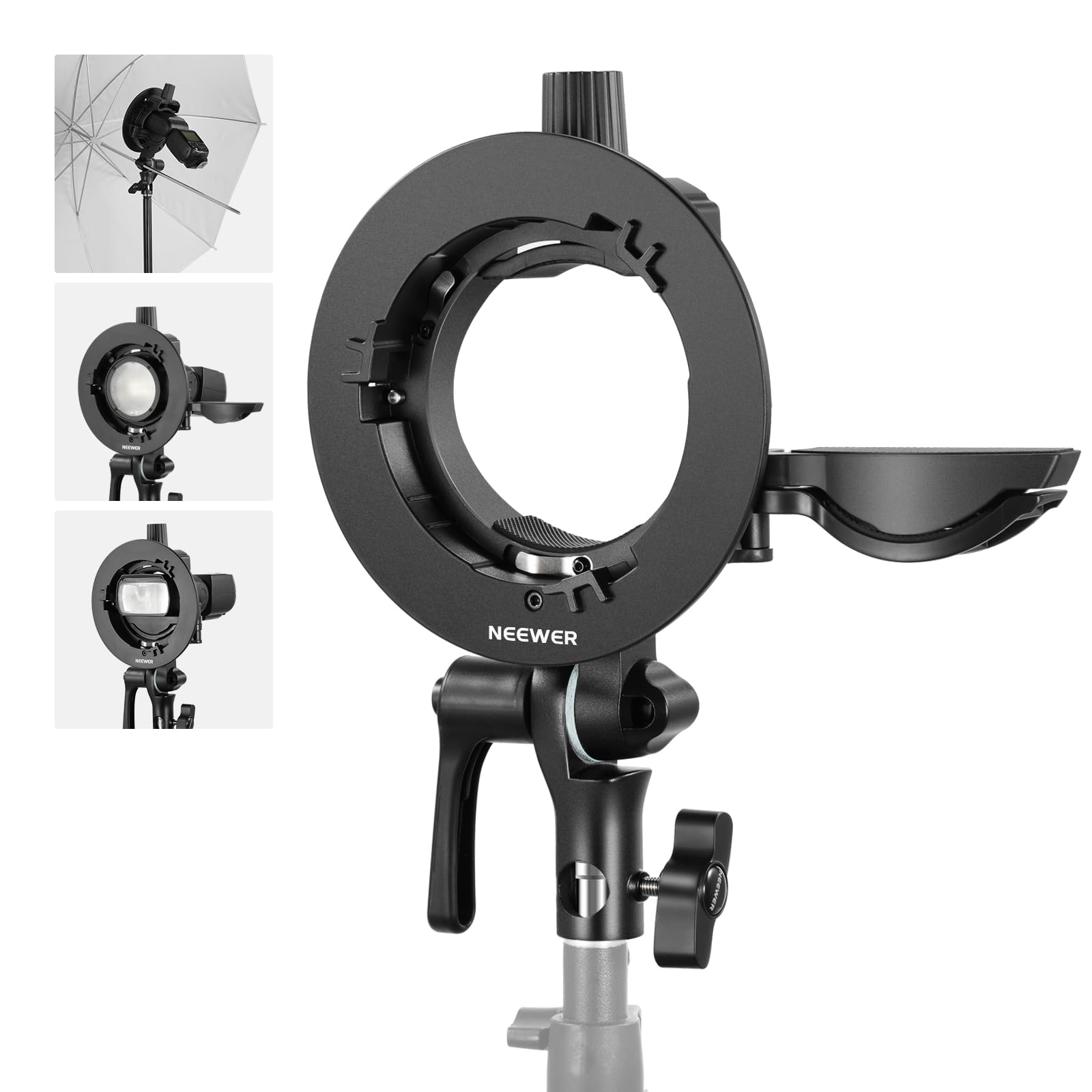 Foto 1 | Soporte De Soporte Neewer Crb1 Tipo S Con Soporte Bowens Para Flash - Venta Internacional.