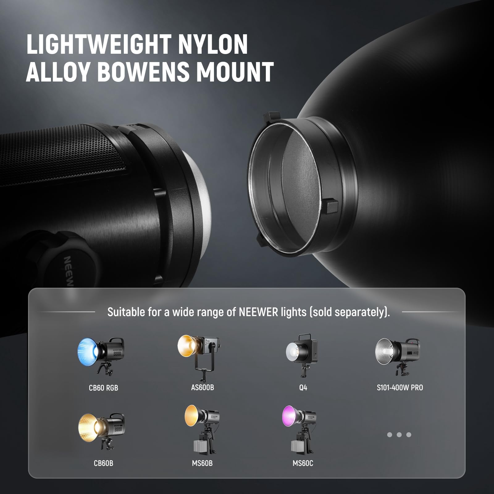 Foto 5 pulgar | Reflector Bowens Mount De 29,5 Cm Con Rejillas En Forma De Panal Y Tela Neewer - Venta Internacional.