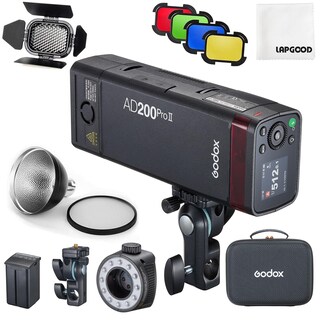 Foto 1 | Flash Godox Ad200 Pro Ii De 200 W Ttl Hss Con Puerta Tipo Granero Y Soporte - Venta Internacional.