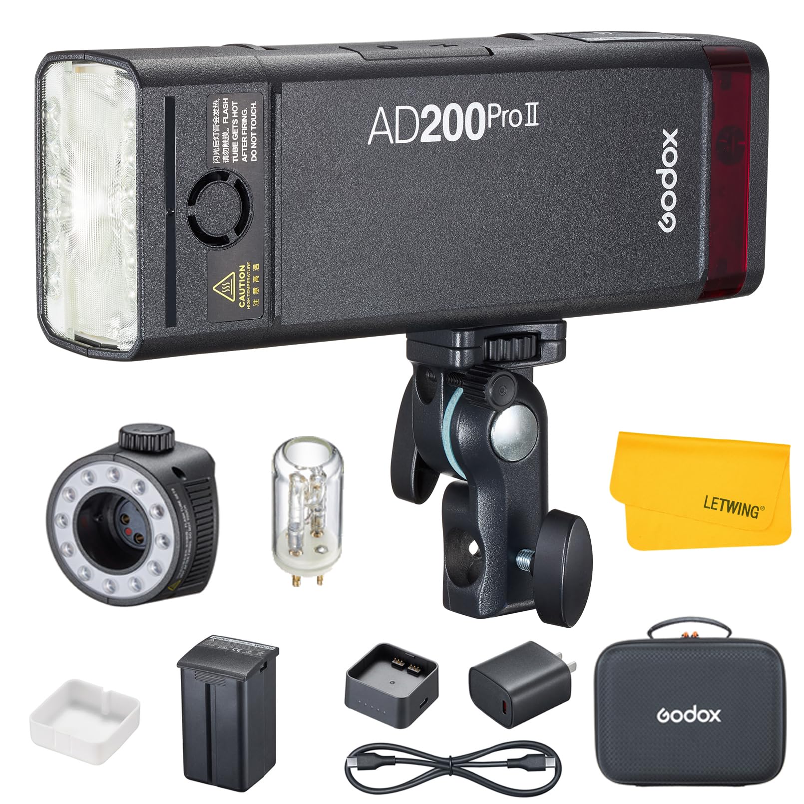 Flash Estroboscópico Godox Ad200 Pro Ii Ad200pro Ii 200 W Hss 2900 Mah - Venta Internacional.