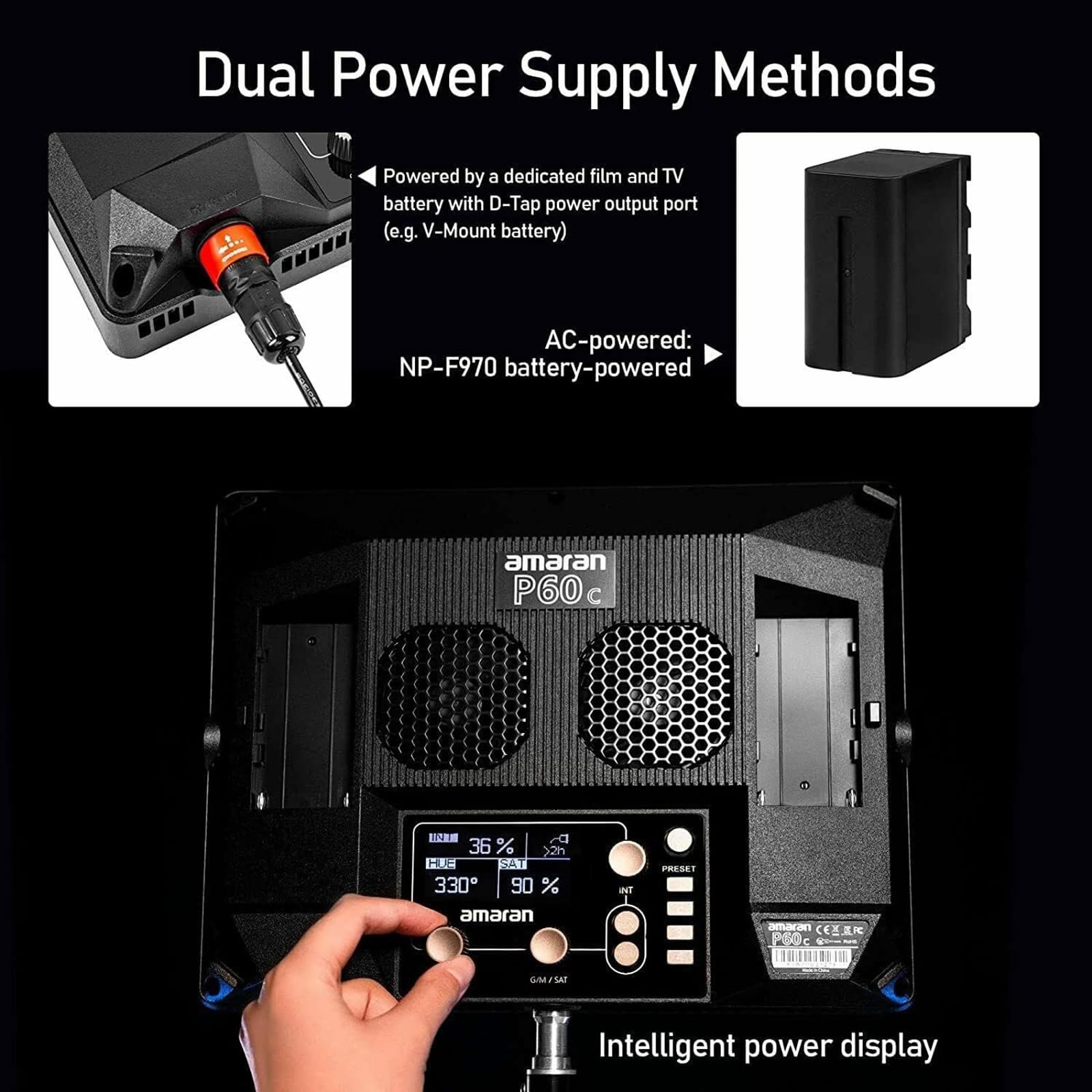 Foto 4 pulgar | Panel De Vídeo Light Aputure Amaran P60c Rgbww 60w Cri95+ Tlci96+ - Venta Internacional.