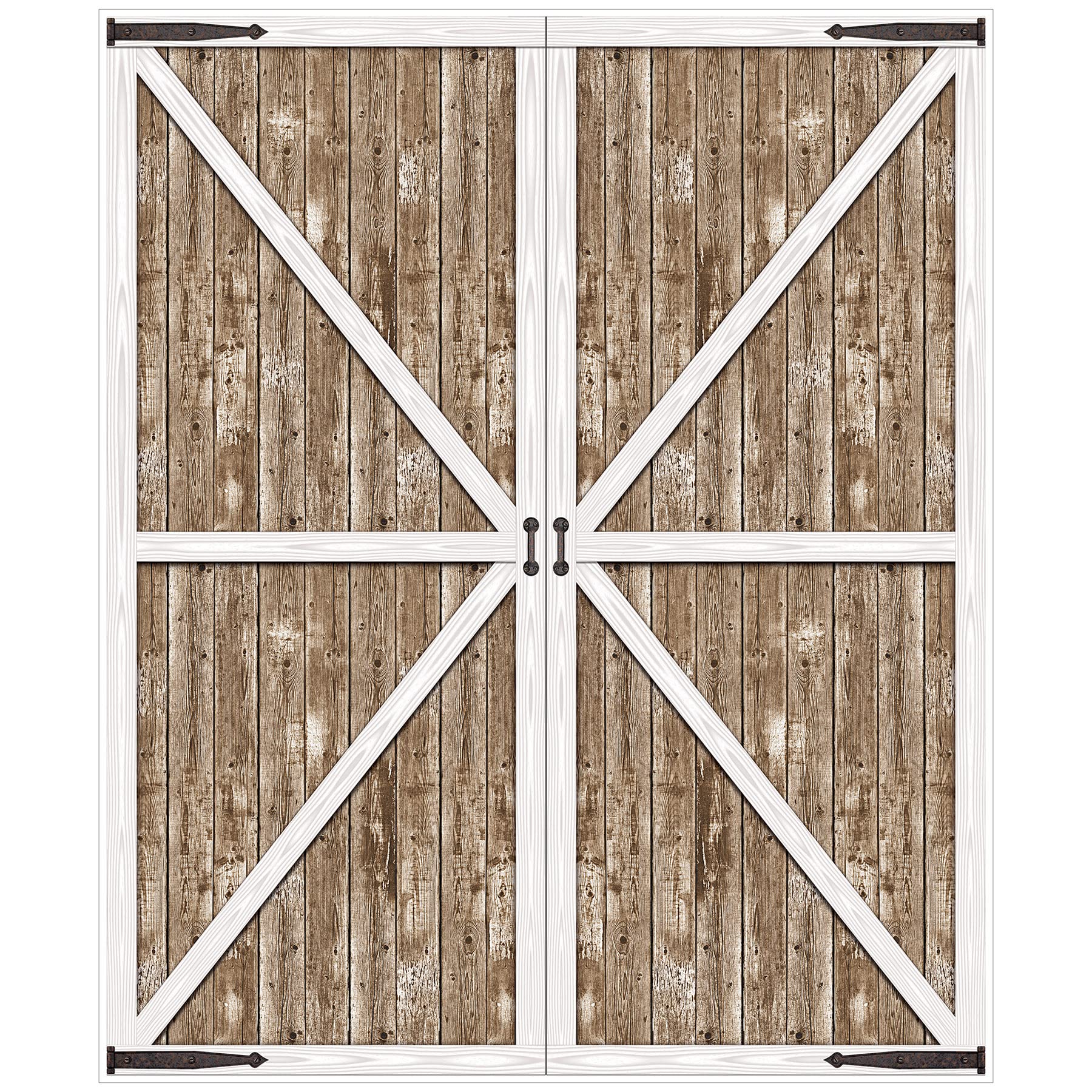 Foto 2 pulgar | Fondo Fotográfico Beistle Rustic Western Barn Door 6x5 Pies - Venta Internacional.