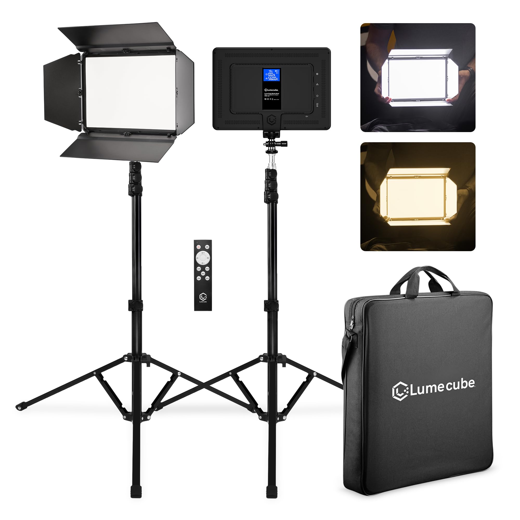 Foto 2 pulgar | Kit De Iluminación Lume Cube Studio Panel De 2 Puntos Con 70 Soportes - Venta Internacional.