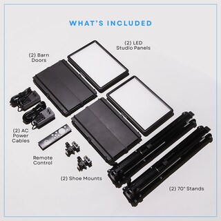 Foto 6 | Kit De Iluminación Lume Cube Studio Panel De 2 Puntos Con 70 Soportes - Venta Internacional.
