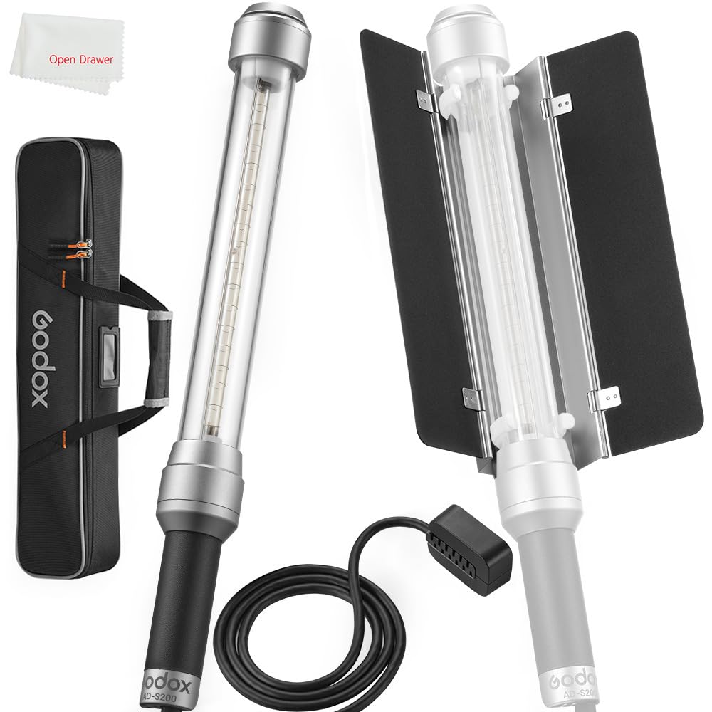 Lápiz De Flash Godox Ad-s200 Para Ad200/200pro Con Barndoor - Venta Internacional.