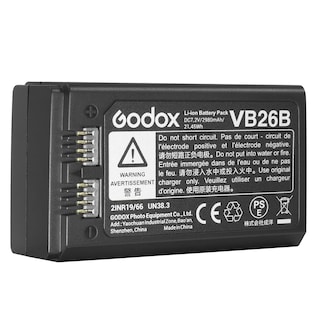 Foto 4 | Batería Godox Vb26b 7,2 V 3000 Mah De Iones De Litio Para V1-c V1-n V1-s V - Venta Internacional.