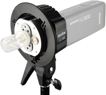 Foto 3 | Soporte Bowens De Doble Cabezal De Doble Potencia Para Godox Ad200/ad200 Pro - Venta Internacional.