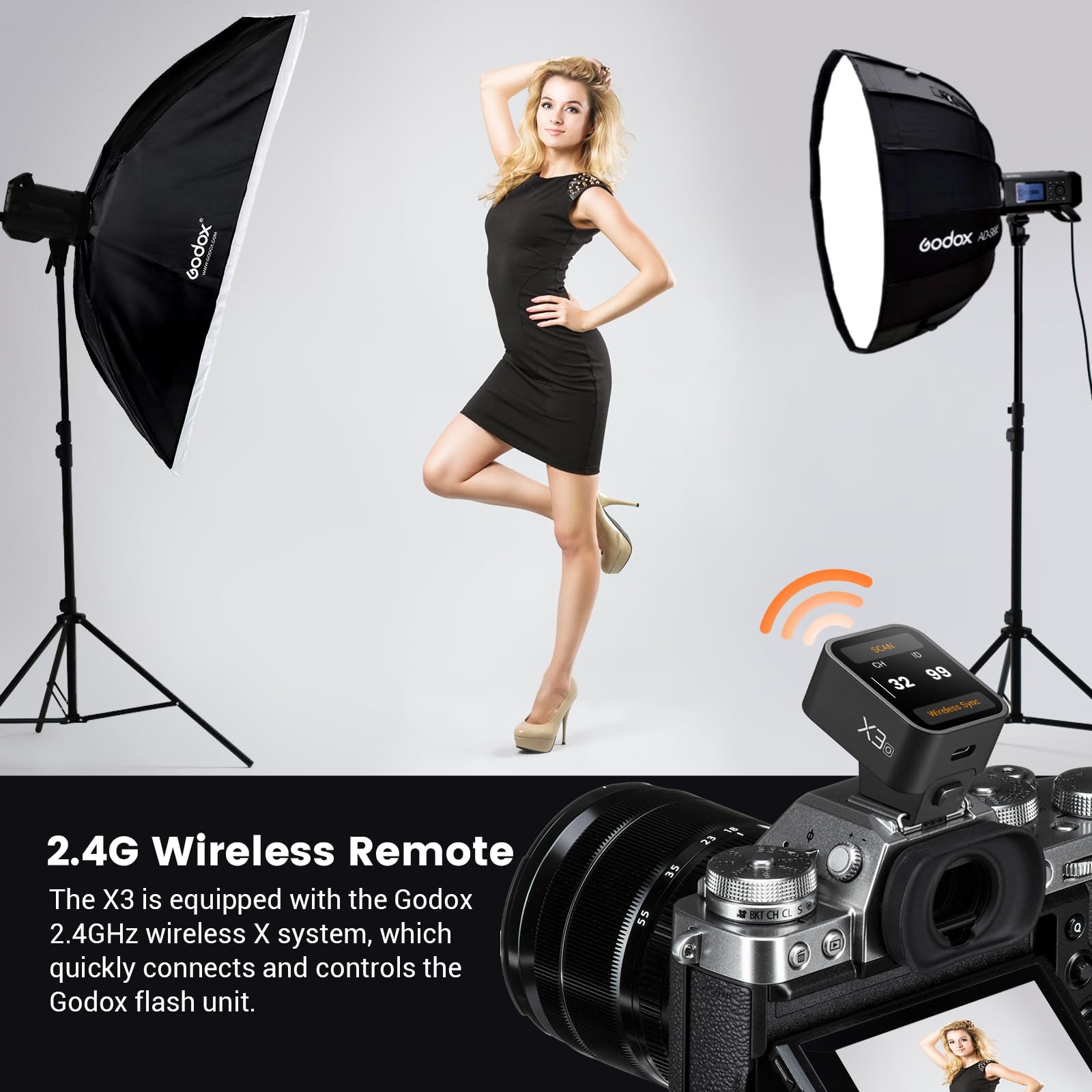 Foto 8 pulgar | Disparador De Flash Godox X3o X3-o Ttl Inalámbrico Para Olympus/panaso - Venta Internacional.