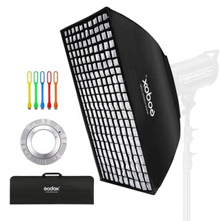 Foto 1 | Softbox Lighting Godox De 80 X 120 Cm Con Rejilla Para Fotografía De Estudio - Venta Internacional.
