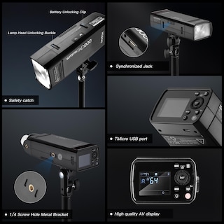 Foto 7 | Luz Estroboscópica Flash Speedlite Godox Ad200, 200 W, Ttl, Luz Estroboscópica - Venta Internacional.