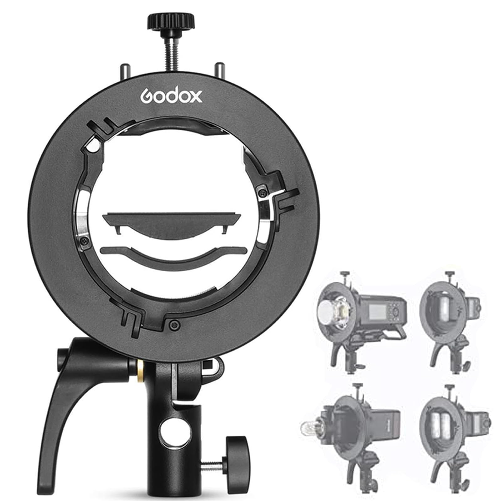 Foto 2 pulgar | Soporte Speedlite Godox S2 S-type Bowens Para V1 Ad200p - Venta Internacional.