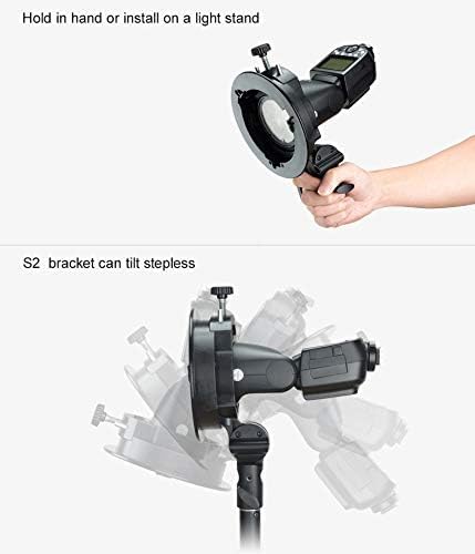 Foto 5 pulgar | Soporte Speedlite Godox S2 S-type Bowens Para V1 Ad200p - Venta Internacional.