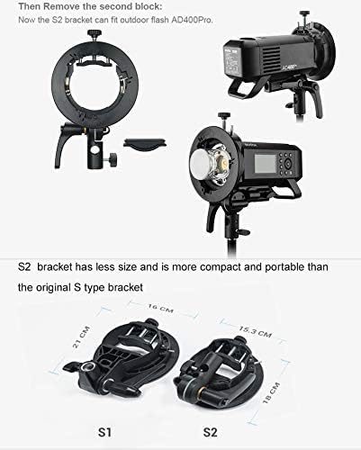 Foto 5 | Soporte Speedlite Godox S2 S-type Bowens Para V1 Ad200p - Venta Internacional.
