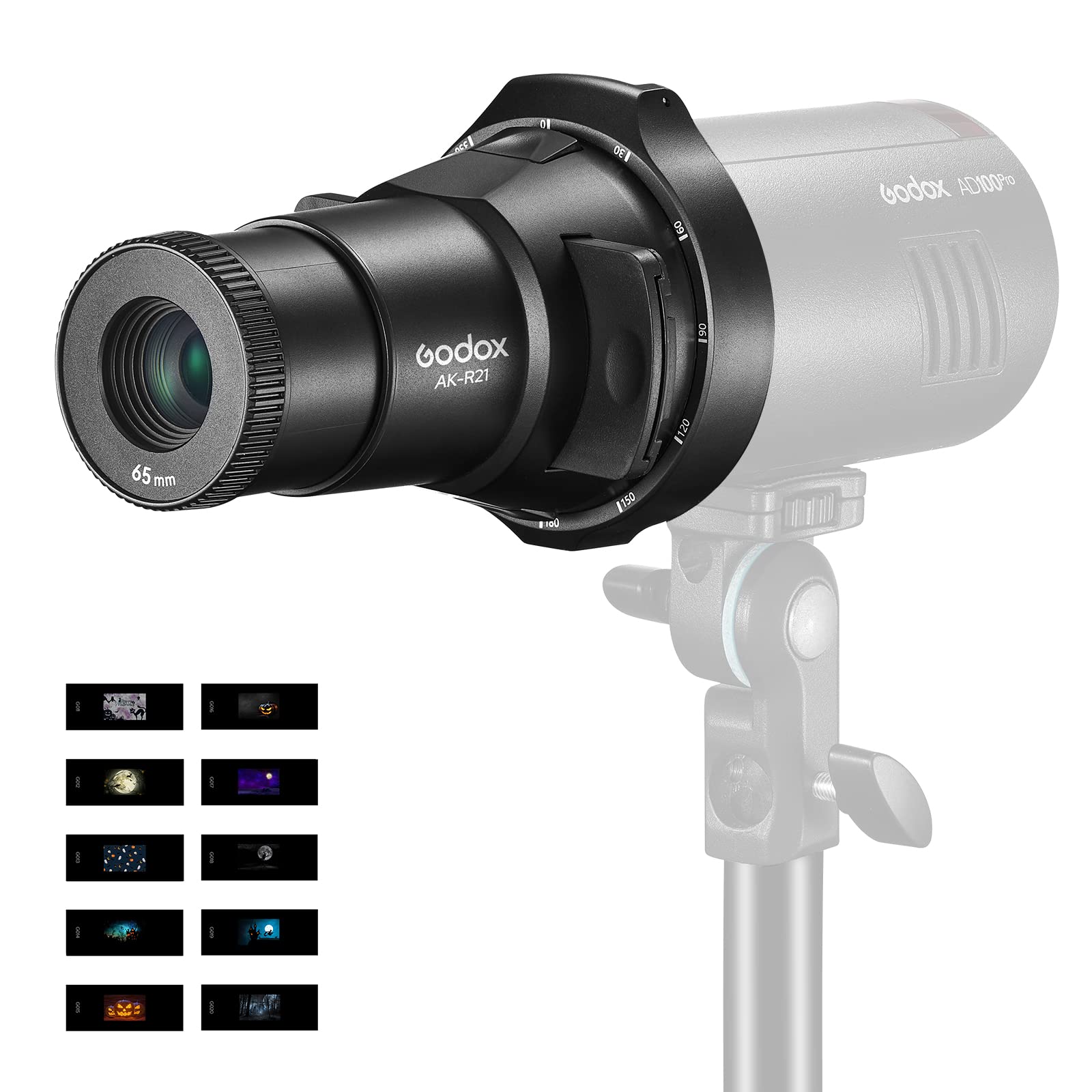 Kit De Accesorios De Proyección Flash Godox Ak-r21 Para Ad100pro - Venta Internacional.