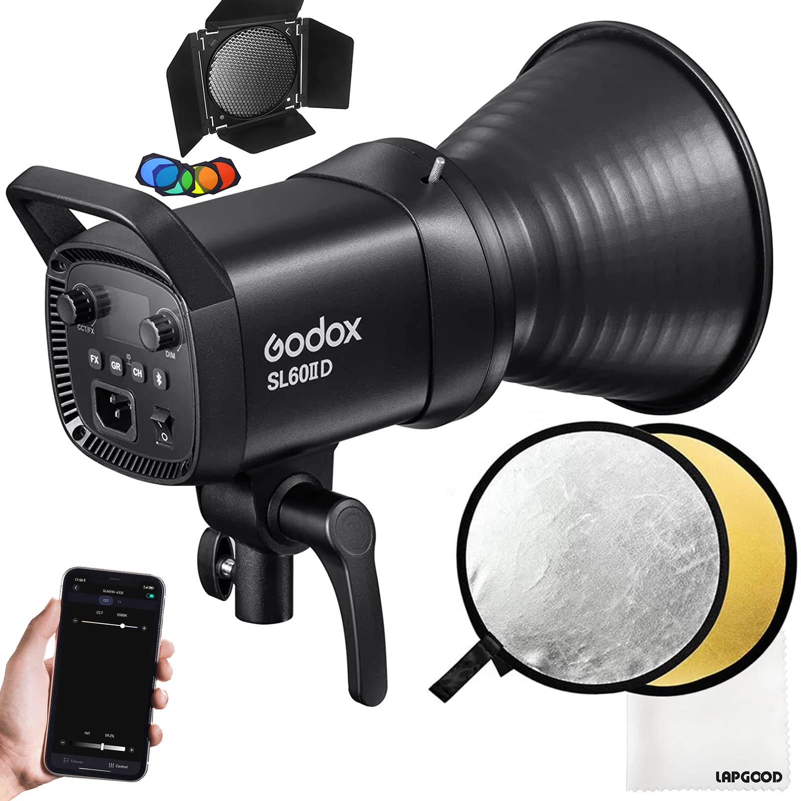 Foto 1 | Lámpara De Vídeo Led Godox Sl60iid 5600 K 70 W Con Control Bluetooth - Venta Internacional.
