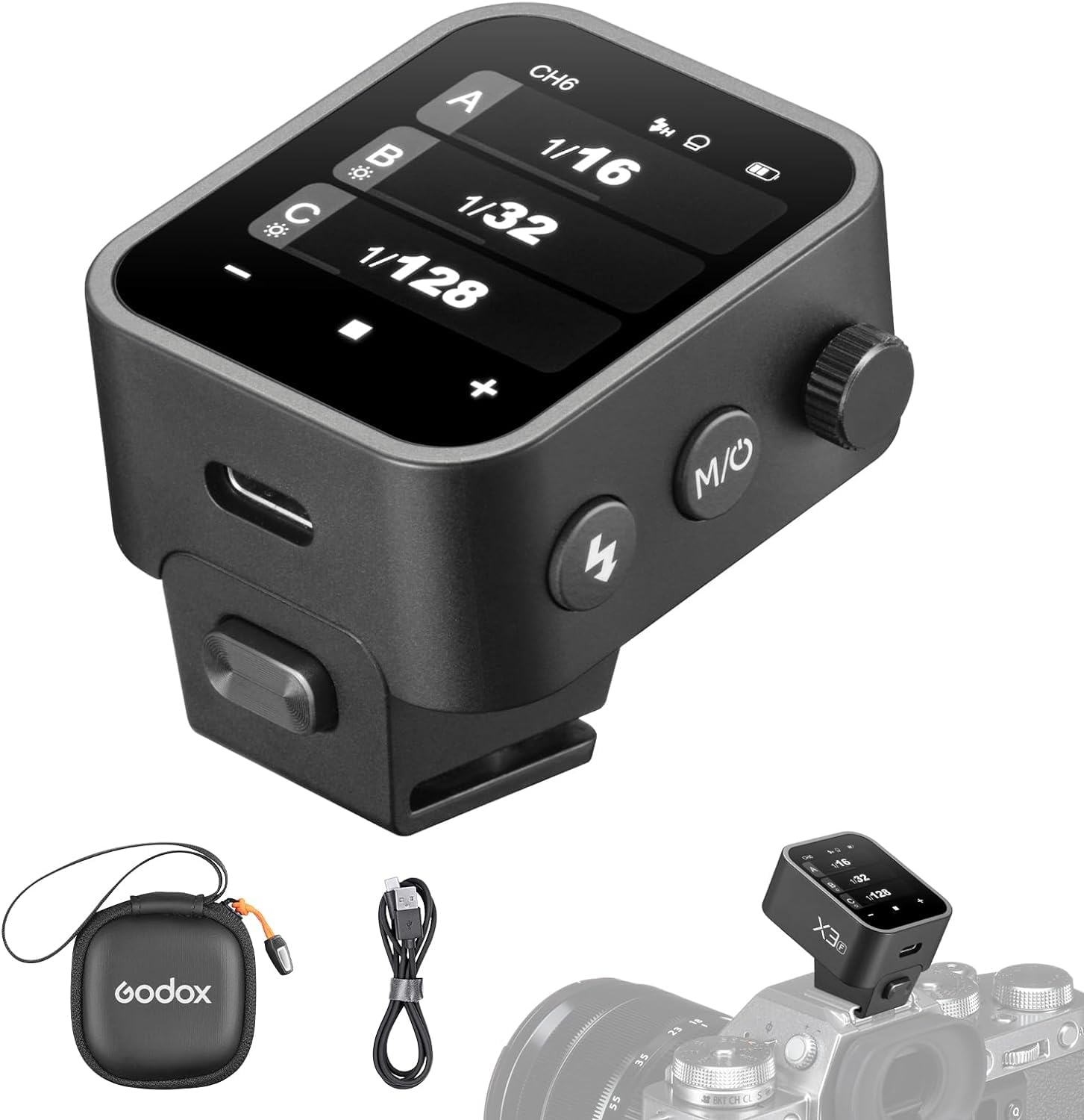 Foto 2 pulgar | Pantalla Táctil Ttl De Flash Trigger Godox X3-f Para Fujifilm - Venta Internacional.