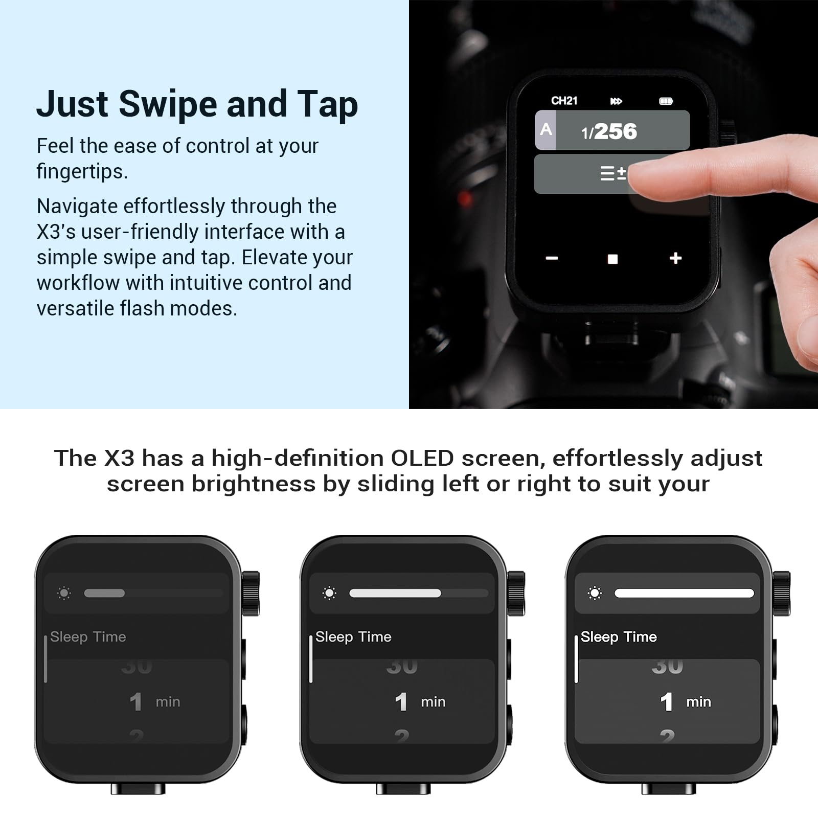 Foto 2 | Pantalla Táctil Ttl De Flash Trigger Godox X3-f Para Fujifilm - Venta Internacional.