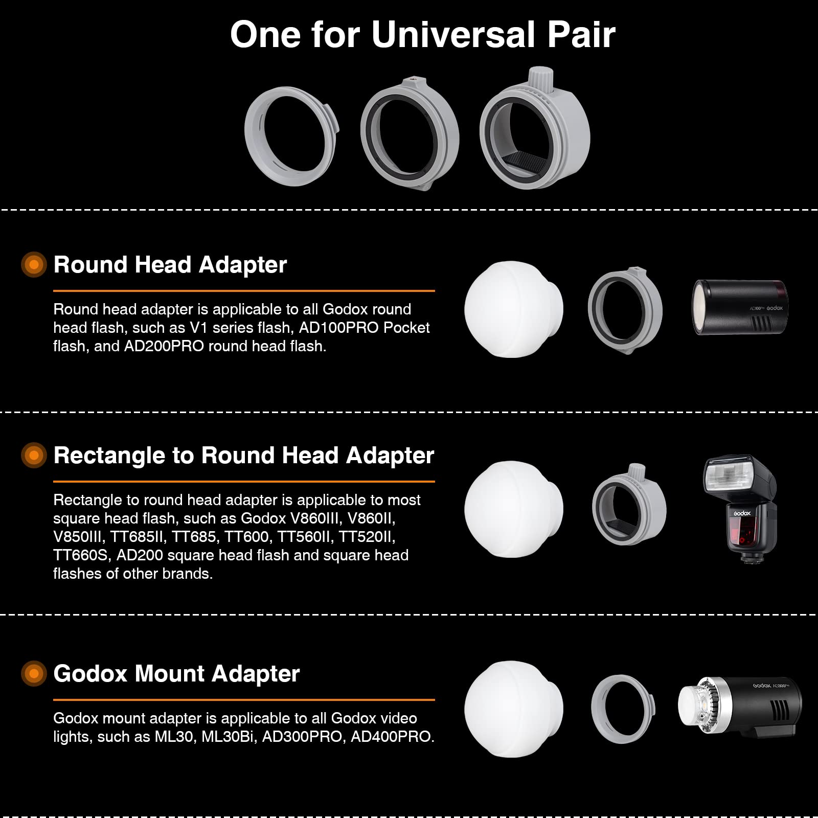 Foto 4 pulgar | Difusor De Cúpula Godox Ml-cd15 Para Godox V1 V1pro V100 Ad100pro - Venta Internacional.