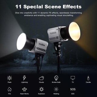 Foto 2 | Lámpara De Vídeo Led Godox Ml60iibi De 70 W, 2800-5600 K, Con 2 X Np-f970 - Venta Internacional.