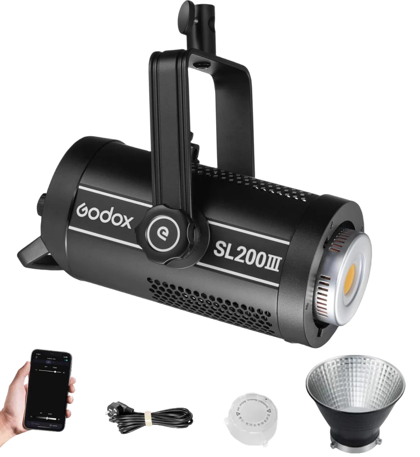 Foto 2 pulgar | Lámpara De Vídeo Led Godox Sl200iii 200 W 95600 Lux Cri 96+ Tlci 97 - Venta Internacional.