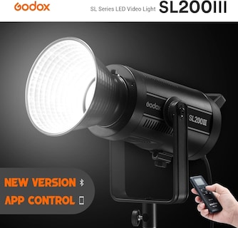 Foto 3 | Lámpara De Vídeo Led Godox Sl200iii 200 W 95600 Lux Cri 96+ Tlci 97 - Venta Internacional.