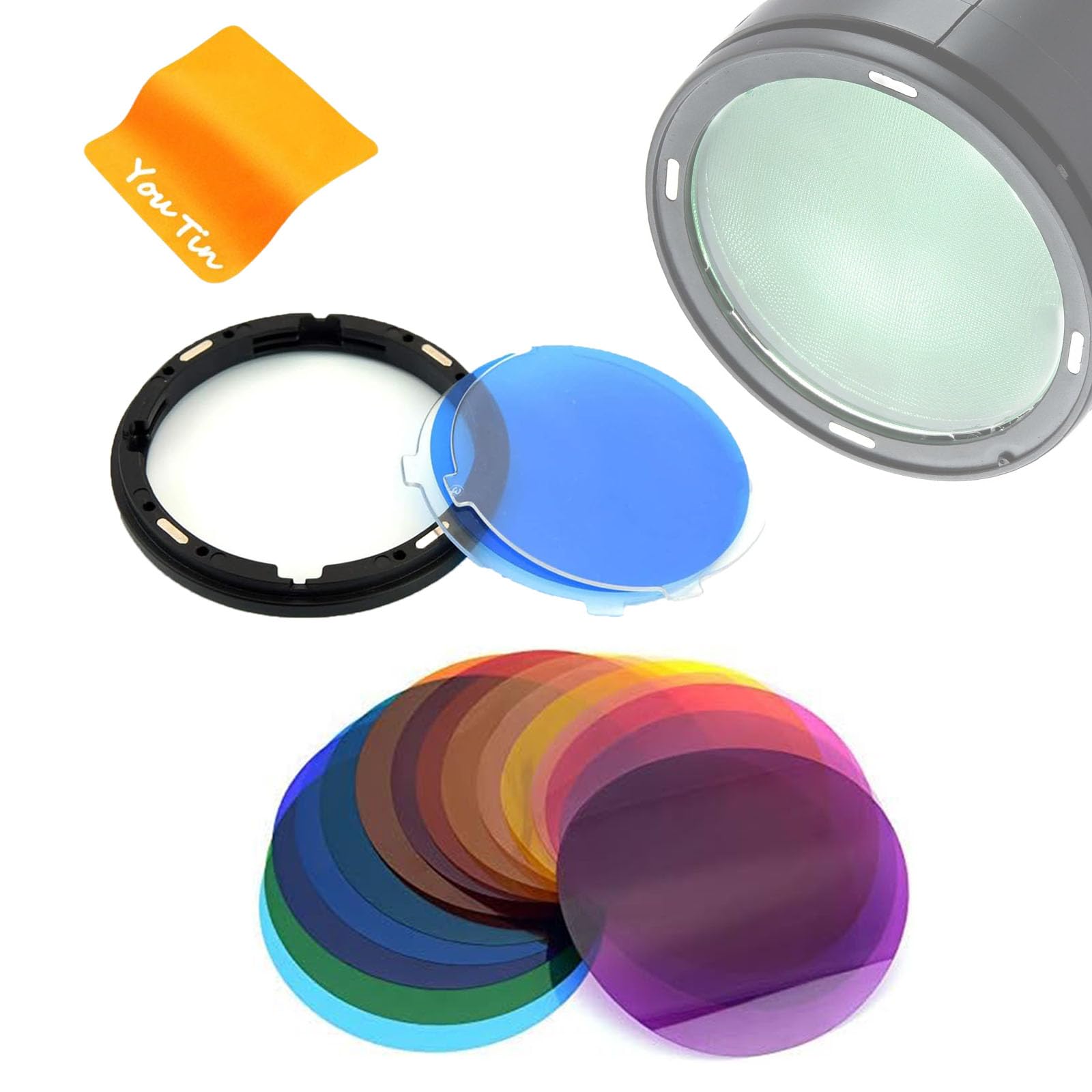 Placa Difusora Con Set De Gel De Temperatura De Color Para Godox - Venta Internacional.