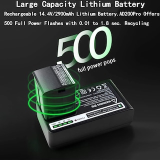 Foto 5 | Flash Estroboscópico De Bolsillo Godox Ad200 Pro 200 W Ttl Para Cámara Sony - Venta Internacional.